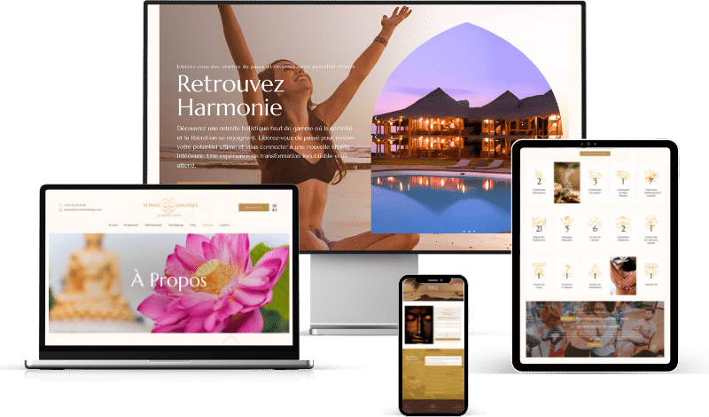 Comment Attirer une Clientèle de Luxe grâce à la Création Site Web ? Success Story de la Retraite Holistique